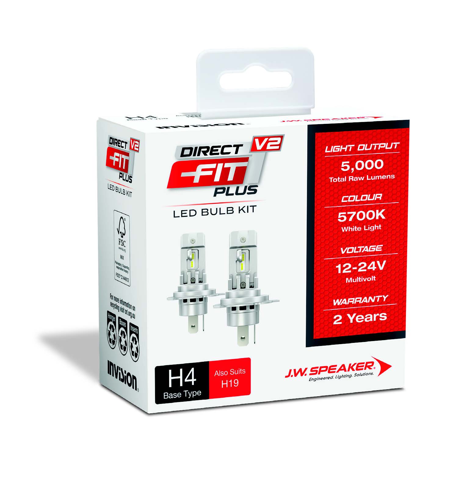 J.W SPEAKER DIRECT FIT PLUS V2