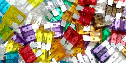 Car Fuses Colourful